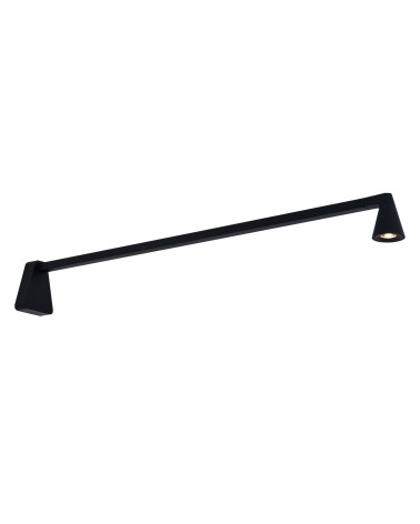 Aplique de pared elegante 60cm LED 5W 3000K negro