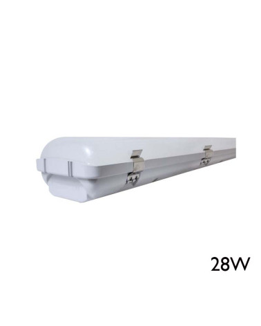 Pantalla Estanca para Tubo LED IP65 de 150cm (2x eCTUBE LED) Sin Polaridad