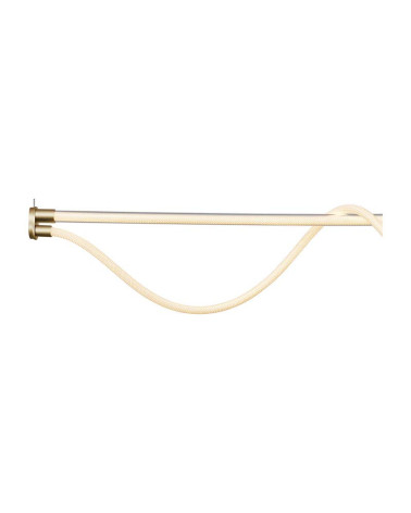 Linear LED Pendant Light 38W 3000K Flexible Silicone Hose Gold 146cm IP20