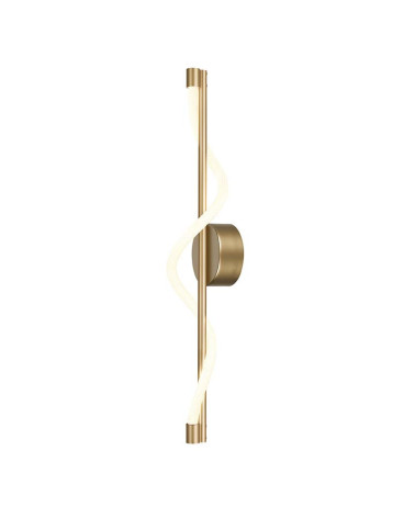 Aplique de Pared Moderno LED 7W 3000K Manguera Flexible Silicona Oro 60cm IP20
