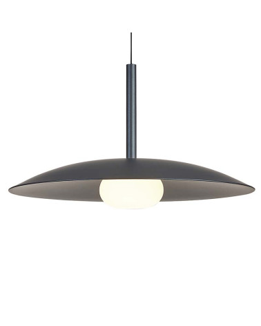Lámpara Colgante Sube y Baja LED 12W 3000K Plato 46cm Gris Oscuro IP20