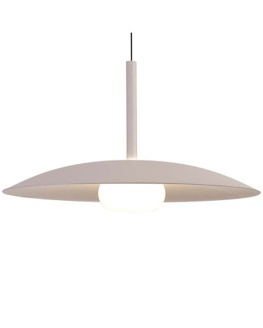 LED 12W 3000K Up and Down Pendant Light with 46cm Plate, White, IP20