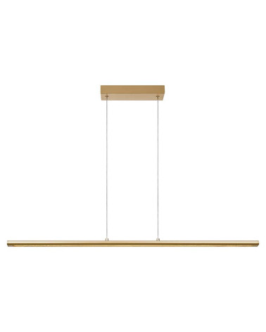 Ultra-Slim Linear LED Pendant Light 38W 3000K Minimalist Gold 120cm IP20