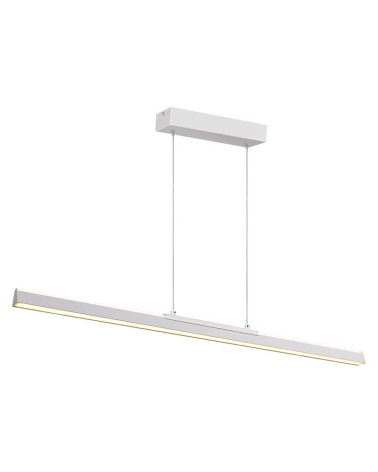 Linear Pendant Lamp Prismatic Profile LED 36W 3000K White 91cm IP20