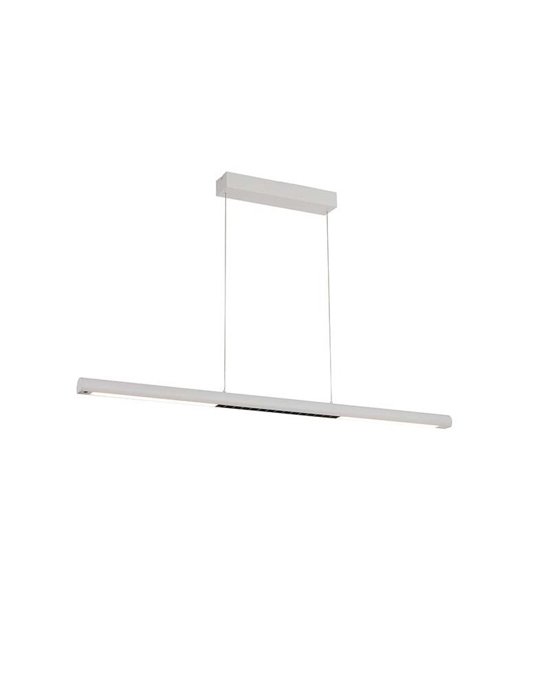 Lámpara Colgante Lineal Perfil Cilíndrico Sube y Baja LED 24W 3000K Blanco con Sensor Regulable 120cm IP20