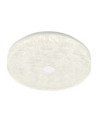 Plafón de Techo Moderno LED 45W CCT Regulable Mando Efecto Hielo Blanco 48cm IP20