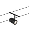 Spotlight for cable system GU5.3 max 10W 230/12V matte black