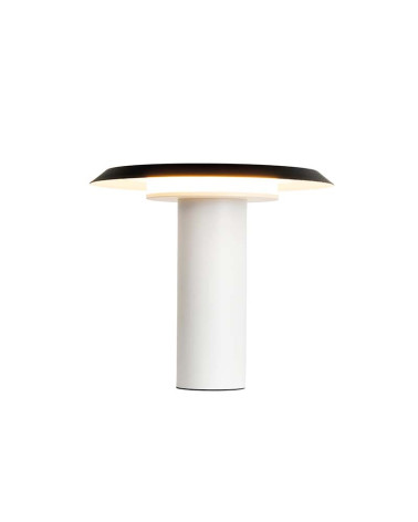 Modern LED Table Lamp 12W 3000K with Switch, Matte White Finish, IP20