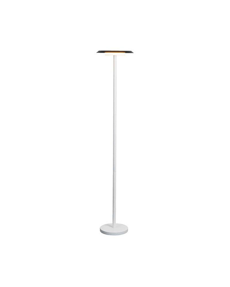 Lámpara de Pie de Salón Moderna LED 12W 3000K con Interruptor acabado Blanco Mate IP20