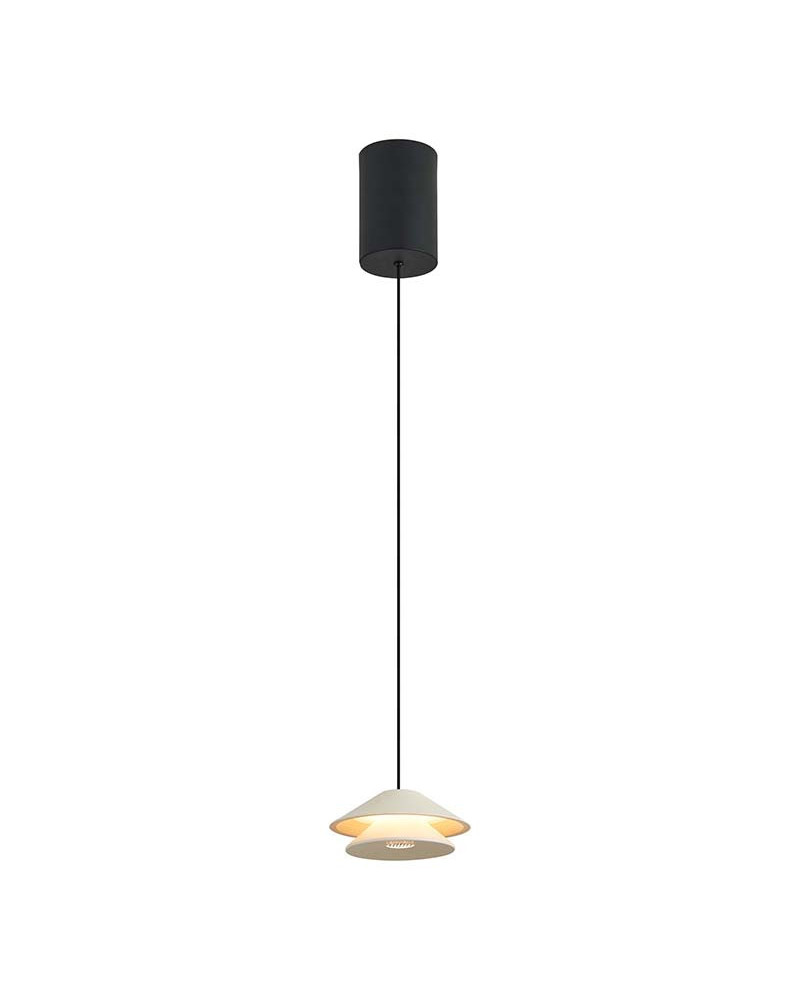 Modern LED Pendant Lamp Ø13cm 5W 3000K Dimmable IP20 White Finish