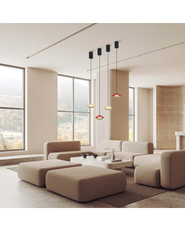 Modern LED Pendant Lamp Ø13cm 5W 3000K Dimmable IP20 White Finish
