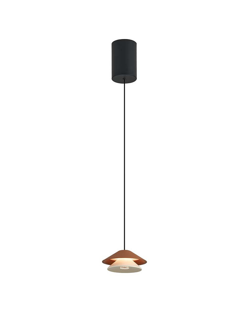 Modern LED Pendant Lamp Ø13cm 5W 3000K Dimmable IP20 Brown Finish