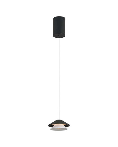 Modern LED Pendant Lamp Ø13cm 5W 3000K Dimmable IP20 Black Finish