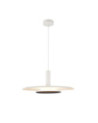 Modern LED Pendant Lamp 24W 3000K Height Adjustable Matte White Finish IP20