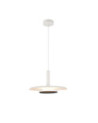 Modern LED Pendant Lamp 18W 3000K Height Adjustable Matte White Finish IP20