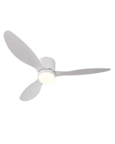 Ventilador de techo 33W Ø132cm plafón LED CCT 18W control remoto REGULABLE temperatura luz