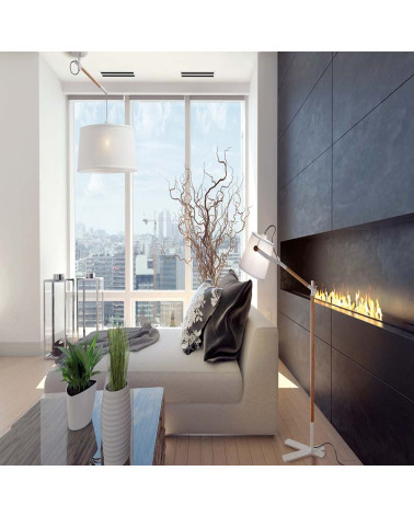Modern Wall Light 1xE27 20W black shade Nordic style