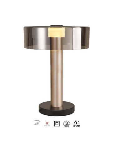 Table lamp Ø32cm 1xGU10 max. 12W contemporary style gold color