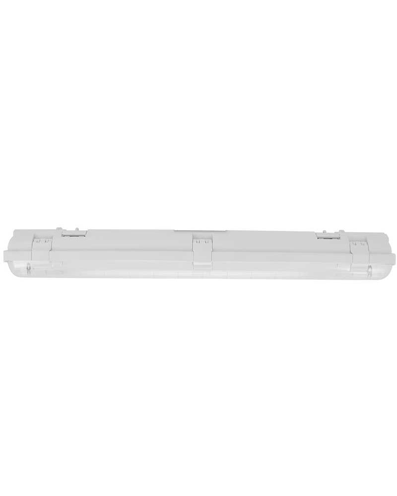 Pantalla Estanca LED de 1200mm y Doble Tubo con Conexión Lateral