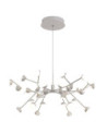 Lámpara de techo Ø74cm LED 108W REGULABLE diseño ramificado 3000K 7250Lm acabado blanco mate
