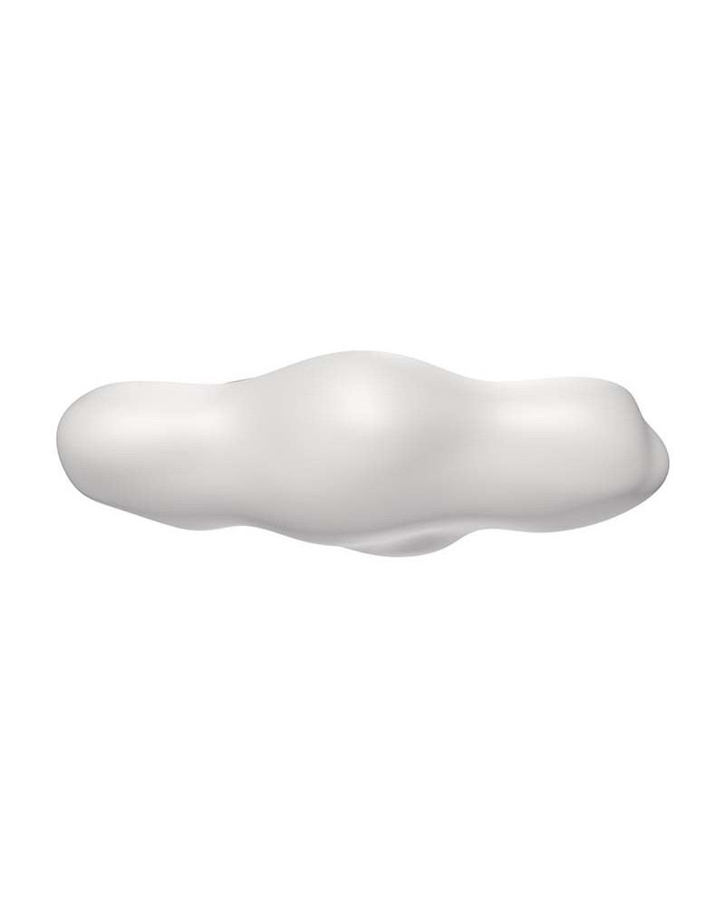 Plafón de techo 6xE27 máx. 20W efecto nube 90x48cm lineas suaves y silueta fluida en acabado blanco