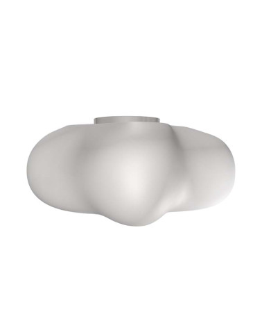 Aplique de pared LED 3W efecto nube 3000K 280Lm líneas asímetricas y fluidas acabado blanco