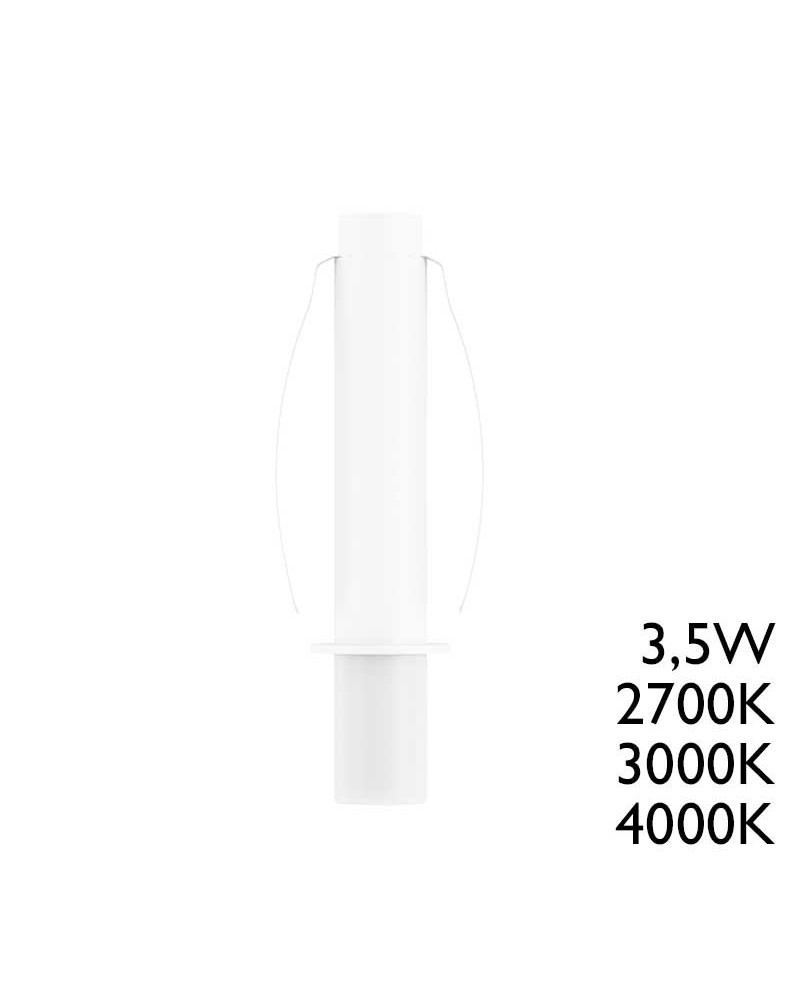 Mini downlight tubo 3,5W de Ø 22mm 2700K 3000K 4000K  blanco 125Lm