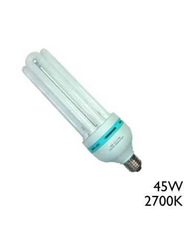 Energy saving light bulb, high brightness, 45W E27, warm light 2700K