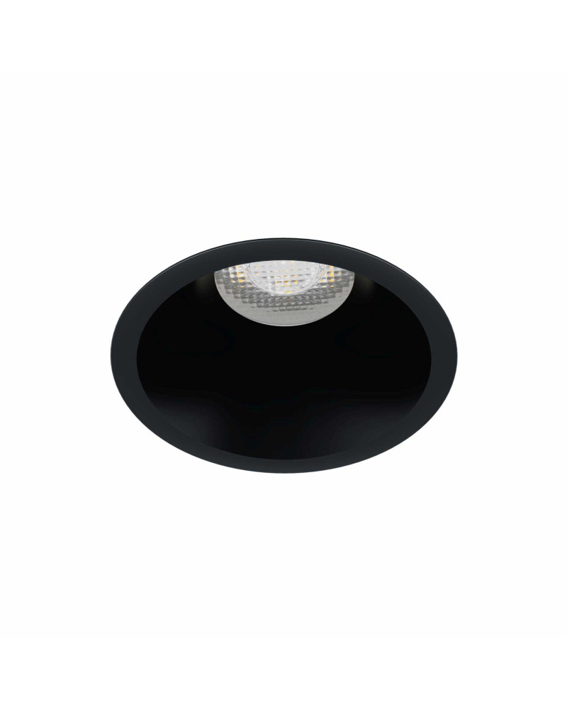 Downlight cúpula fija 8,2cm GU10 blanco mate y negro mate agujero 7,3cm