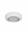 Downlight IP44 marco ancho 7,8cm G5.3 aluminio cepillado o blanco mate agujero 6,2cm