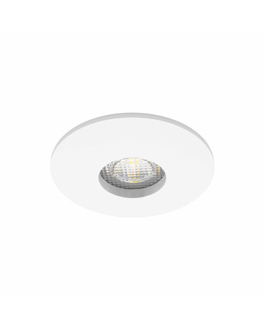 Downlight IP65 8,5cm G5.3 aluminio cepillado negro blanco agujero 7cm