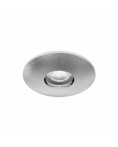 Downlight IP65 8,5cm G5.3 aluminio cepillado negro blanco agujero 7cm
