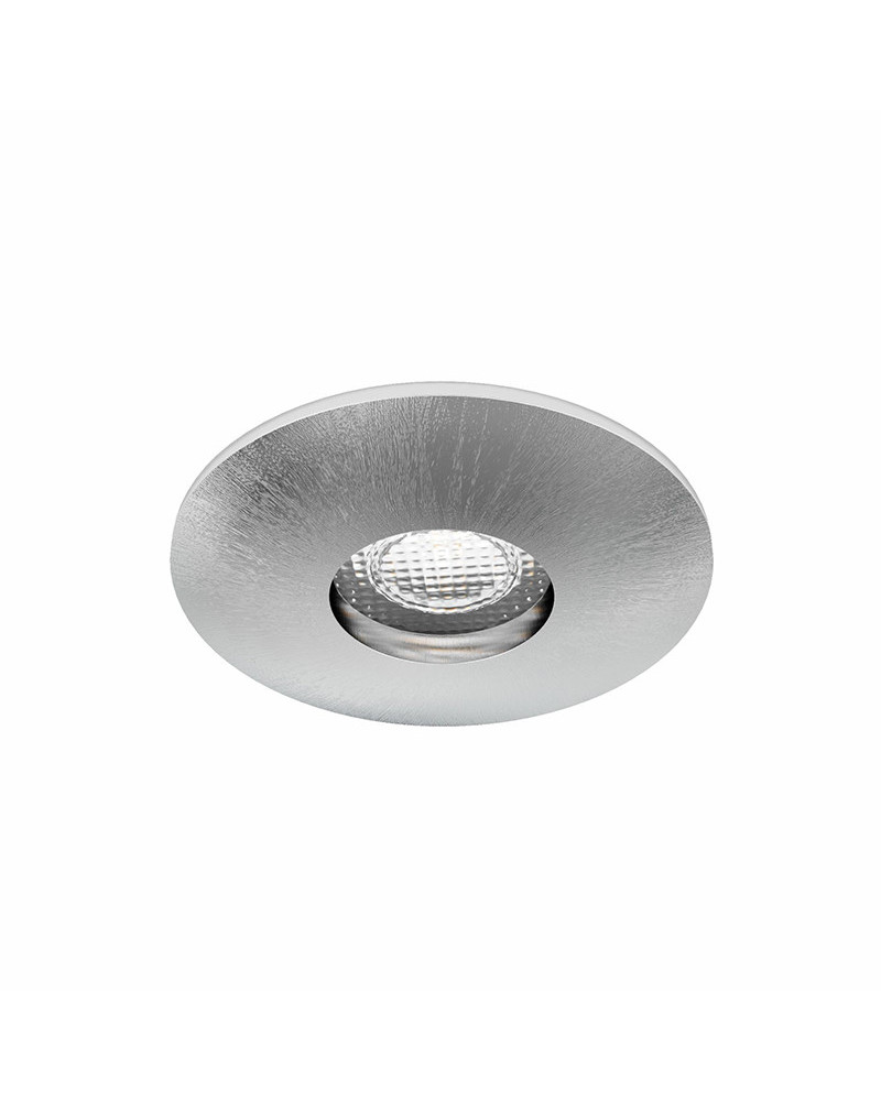 Downlight IP65 8,5cm G5.3 aluminio cepillado negro blanco agujero 7cm