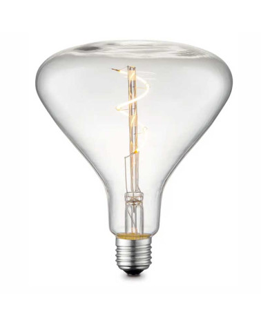 Decorative bulb 17cm funnel shape transparent LED filament E27 90Lm 2200º K