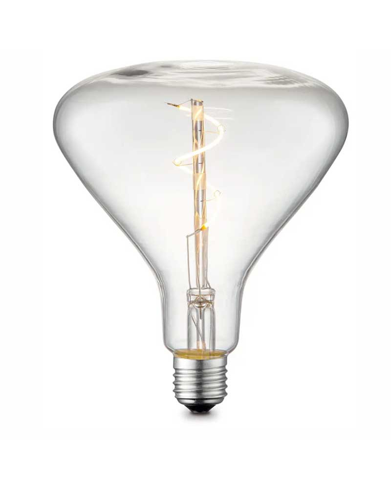 Decorative bulb 17cm funnel shape transparent LED filament E27 90Lm 2200º K