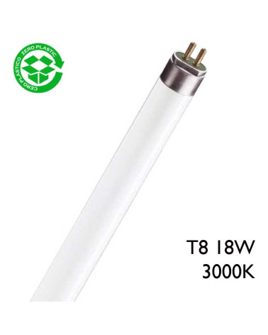 Fluorescent tube 18W T8 59cm 3000K F18T8/D