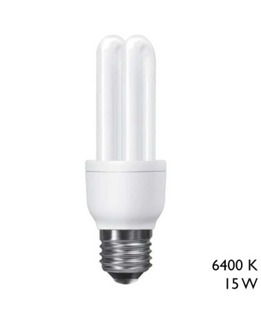 CFL Low Consumption Bulb 2U E27 15W 6400K