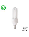 Bombilla bajo consumo 11W E14 2700K