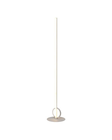 24W LED floor lamp with a vertical linear design, 152cm, 3000K and 900Lm, available in white or black.