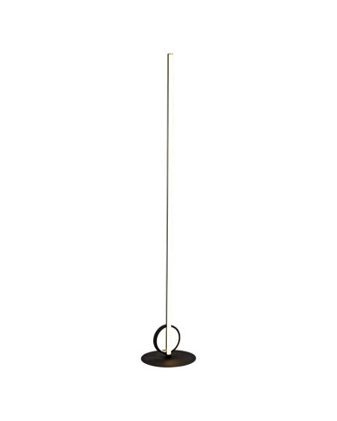 24W LED floor lamp with a vertical linear design, 152cm, 3000K and 900Lm, available in white or black.