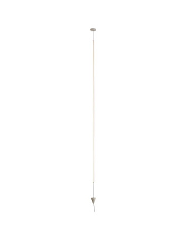 Linear LED pendant light, 36W 3000K, dimmable, available in black and white finishes