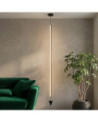 Linear LED pendant light, 36W 3000K, dimmable, available in black and white finishes