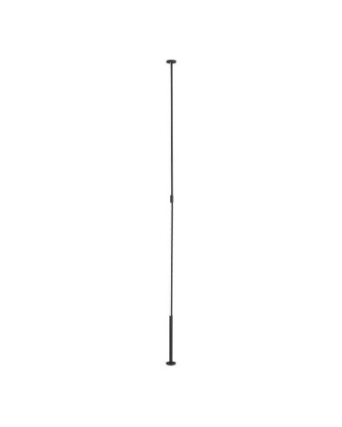 Lámpara de diseño LED 36W columna rígida giratoria de suelo a techo 3000K regulables y acabado blanco o negro