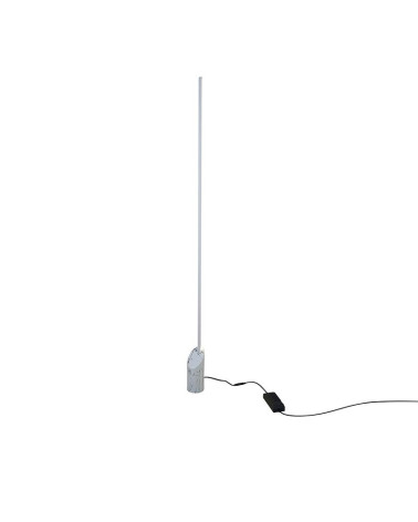 Lámpara de pie lineal LED 28W con base efecto mármol blanco o negro 3000K regulables