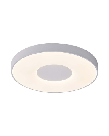 Plafón circular Ø65cm LED inteligente 100W regulable CCT 2700K-4000K-5000K color blanco negro o dorado