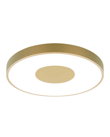 Plafón circular Ø65cm LED inteligente 100W regulable CCT 2700K-4000K-5000K color blanco negro o dorado