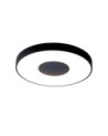 Plafón circular Ø50cm LED inteligente 80W regulable CCT 2700K-4000K-5000K color blanco negro o dorado
