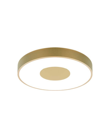 Plafón circular Ø50cm LED inteligente 80W regulable CCT 2700K-4000K-5000K color blanco negro o dorado