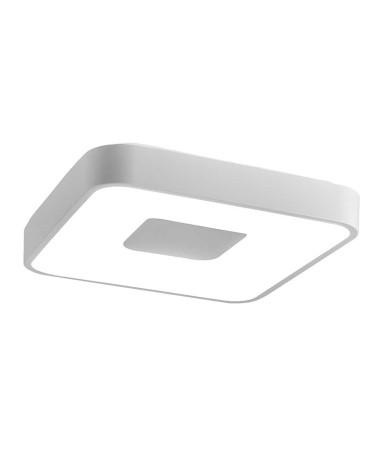 Square ceiling light 54cm Smart LED 100W dimmable CCT 2700K-4000K-5000K in white, black or gold