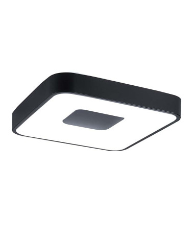 Plafón cuadrado 54cm LED inteligente 100W regulable CCT 2700K-4000K-5000K en color blanco, negro o dorado